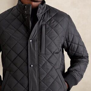 Men’s Banana Republic Factory Diamond Quilted Jacket Sz M